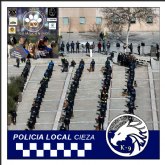 El agente canino de la Polica Municipal de Cieza, en unas jornadas internacionales