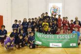 Cuatro equipos escolares se disputaron la Fase Municipal de Ftbol Sala Alevn