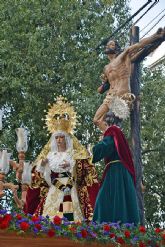 El Cristo de la Clemencia y la Virgen de de la Fe y Entrega bendijo cada rincn de su barrio sevillano