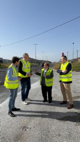 Fomento destina más de un millón de euros a la mejora y refuerzo del firme de la carretera que une Santomera con Abanilla