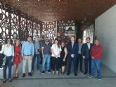 El Centro de Visitantes de Monteagudo recibe a periodistas genoveses que estn estos das en el municipio
