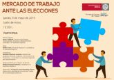 El mercado de trabajo protagoniza un debate político en la Universidad de Murcia