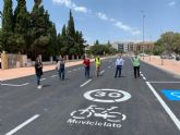 El alcalde de Lorca supervisa la fase final de las obras de acondicionamiento y mejora de infraestructuras del Camino Marn y las calles adyacentes
