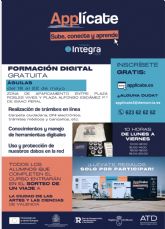 Águilas acoge del 18 al 22 de mayo la campa&ntilde;a gratuita de formación digital 