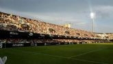 Deportes instalara el sabado una pantalla gigante en el cesped del Cartagonova para ver el partido del Cartagena