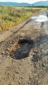 Las lluvias del pasado sbado dañaron ms de un centenar de kilmetros de caminos rurales del trmino municipal