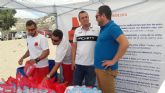 Presentan la campaña 'Disfruta de un baño seguro' en las Playas de Puntas de Calnegre
