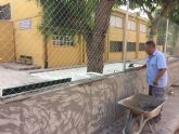 Acometen actuaciones urgentes en varios colegios de Totana aprovechando las vacaciones escolares de verano