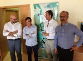 El nuevo presidente de Calzia y representantes de la asociación de empresarios del calzado se reunieron con el alcalde de Caravaca y el consejero de Empleo