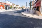 Finalizan las obras de la avenida de la Constitución de El Albujón