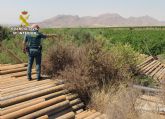 La Guardia Civil localiza 70 toneladas de residuos txicos en un paraje de Mazarrn