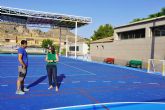 El Ayuntamiento de Santomera renueva la pista deportiva del CEIP Fuensanta Caravaca con una inversin de 40.000 Euros