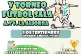 El Torneo de Futbol Sala de La Aljorra celebra este sabado su quinta edicion