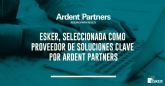 Esker, seleccionada como Proveedor de Soluciones Clave por Ardent Partners