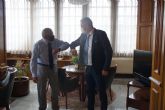 Pedro Fenol visita al presidente de la Asamblea Regional