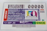 La ONCE se suma a Mitma en la celebraci�n del 150� Aniversario del IGN al dedicarle el cup�n del pr�ximo 13 de septiembre