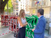 El PSOE vuelve a confiar en la empresa que gener el escndalo de las sillas en Fiestas de Primavera