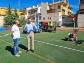 El Ayuntamiento de Caravaca ejecuta la reforma de las pistas de atletismo y el campo de fútbol del Complejo Deportivo Fernández Torralba con un presupuesto de 590.000 euros