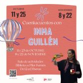 La actriz y cuentacuentos lorquina Inma Guilln inaugura el ciclo 'Sbados de cuento', una iniciativa dirigida al fomento de la lectura entre los ms pequenos