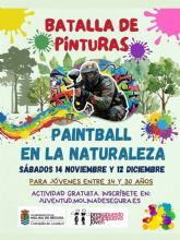 La Concejal�a de Juventud de Molina de Segura organiza la actividad gratuita Paintball en la naturaleza los d�as 14 de noviembre y 12 de diciembre
