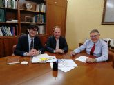 El presidente de la CHS, Mario Urrea, se rene con el Decano del Colegio Oficial de Ingenieros Agrnomos de la Regin de Murcia