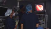 El equipo de la Unidad de Neumología Intervencionista de HLA La Vega realiza una reducción de volumen pulmonar por endoscopia