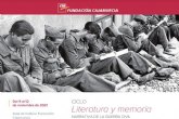 Pérez-Reverte y Trapiello participan en el ciclo 'Literatura y memoria'