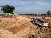 Las obras de ampliacin del tanque de tormentas de la EDAR de San Javier acabarn durante el primer trimestre de 2023