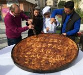 Degustacin de ms de mil raciones del pastel Cierva ms grande del mundo