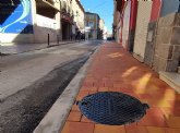 Finalizan las obras de renovacin de la red de saneamiento y ampliacin de aceras en un tramo de la C/San Antonio