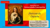 8 de Diciembre: Solemnidad de la Inmaculada Concepción. Patrona de España