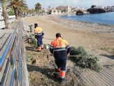 Las playas de Puerto de Mazarrón objeto de las primeras mejoras en el nuevo año