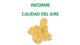 Informe sobre la calidad del aire en la Regin de Murcia 2019