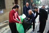 Los establecimientos hosteleros de la Plaza de las Flores y alrededores estrenan un innovador servicio de recogida de residuos