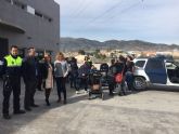 35 niños y 20 adultos del Colegio Pilar Soubrier abren el programa de visitas escolares al Centro Integral de Emergencias y Seguridad de Lorca para este año