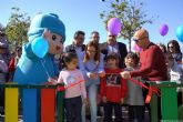 Pocoy asiste en Nueva Cartagena a la inauguracin de su parque infantil