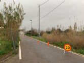 La instalacin de elementos de proteccin incrementa la seguridad de distintas carreteras de Rincn de Beniscornia, Cobatillas y Cabezo de Torres