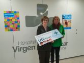 Donacin de los trabajadores del Hospital Virgen del Alczar a Unicef