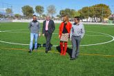 El director general de Deportes visita las últimos trabajos en las instalaciones deportivas municipales torreñas