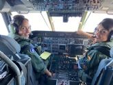 Una cartagenera, primera comandante de aeronave CN235 de vigilancia mar�tima del 82 Grupo del Ala 46