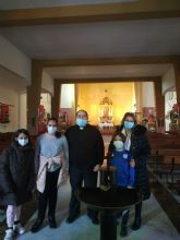 La Parroquia de la Sagrada Familia de Murcia, la primera de la regin en instalar el dispensador de agua bendita que evita el riesgo de contagio por coronavirus