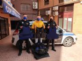 La concejala de Seguridad Ciudadana y la Polica Local de Lorca donan chalecos antibalas para la defensa del pueblo ucraniano