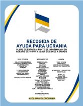 Nueva Condomina, punto oficial de recogida de ropa y alimentos para Ucrania
