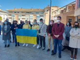 Totana dedica 5 minutos de silencio en conmemoraci�n a las v�ctimas y afectados por la guerra de Ucrania