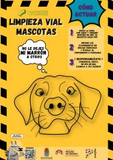 El Ayuntamiento de Molina de Segura pone en marcha una nueva campaña de concienciación sobre la limpieza viaria de deposiciones de mascotas