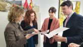 El alcalde de Molina de Segura recibe a las molinenses Eva Libertad y Miriam Garlo, premiadas en los Goya por la película Sorda