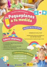 El Ayuntamiento de Blanca lanza 'Pequeplanes a tu medida' para promover la conciliación familiar en Blanca y La Estación