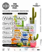 Walls, MVRK, Barry B y Funzo encabezan el cartel del Fan Futura 2026