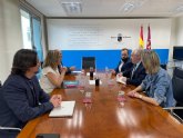 El alcalde de Mazarrn se rene con la consejera de Poltica Social sobre la llegada de menores migrantes a la residencia de El Peasco