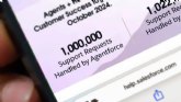 Salesforce anuncia un millón de solicitudes de soporte resueltas por Agentforce